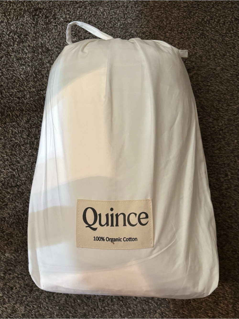 Quince Queen Organic Cotton Sheet Set White